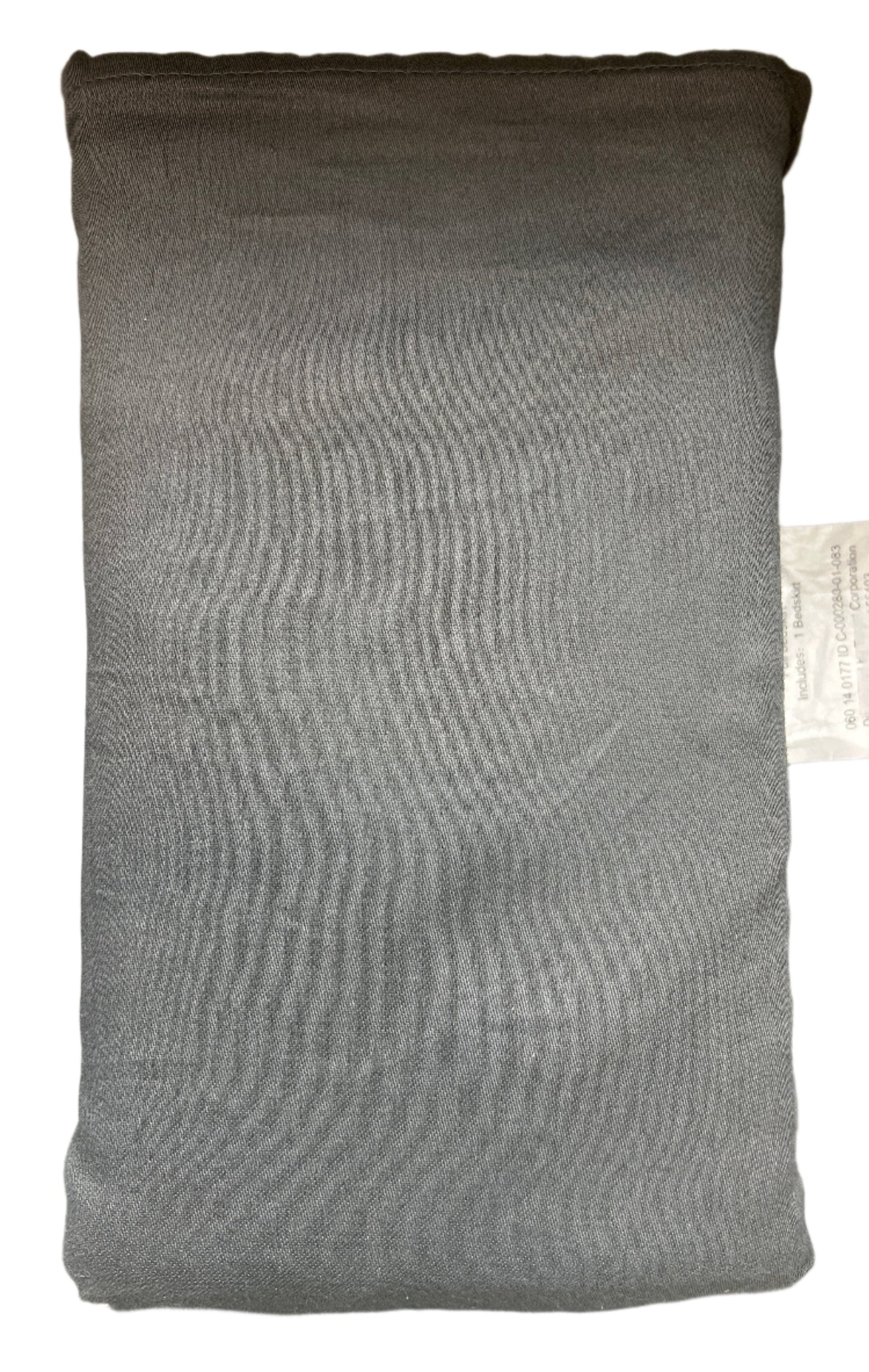 Full Size Threshold Wrinkle Resistant Bed Skirt Gray 15" Drop