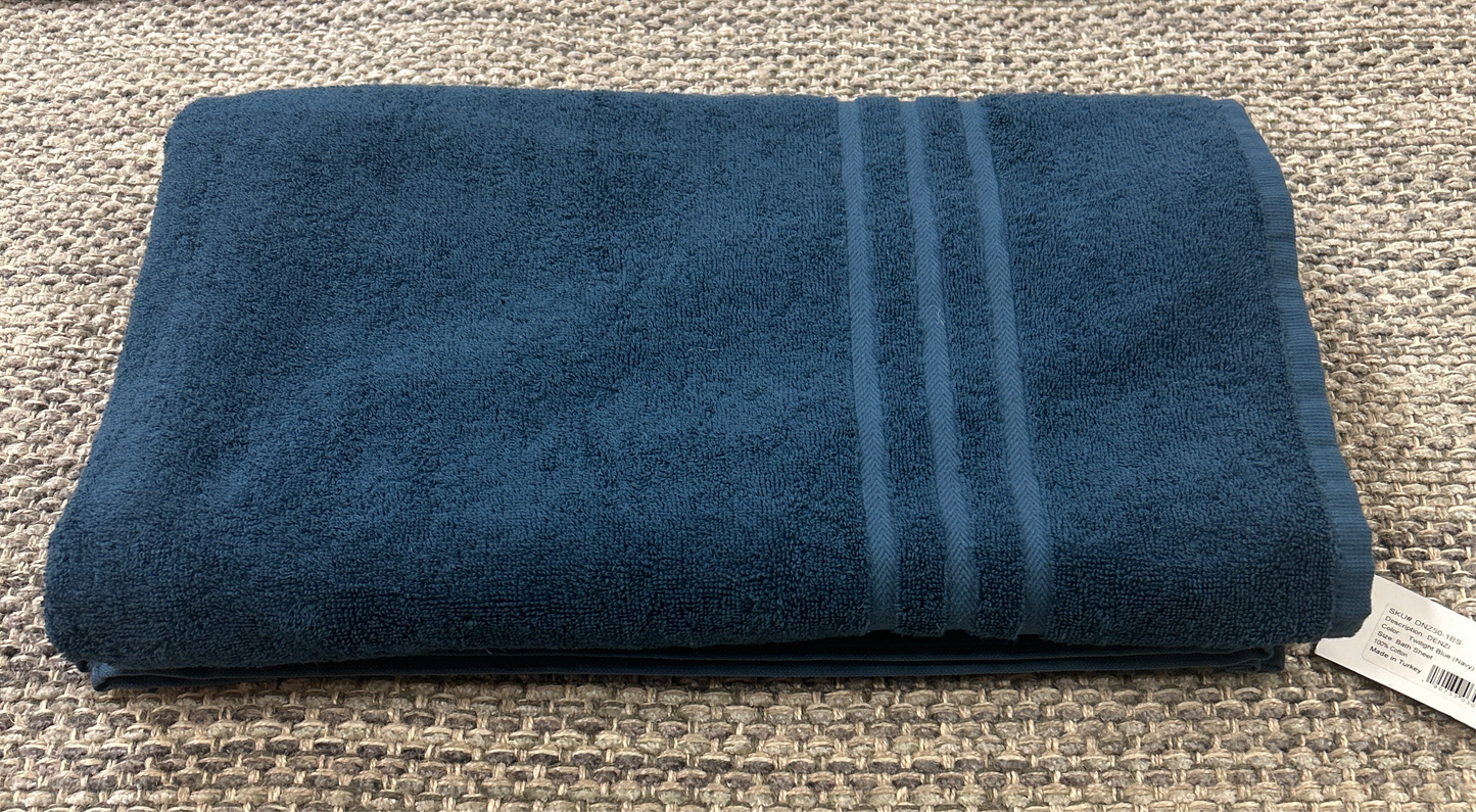 100% Turkish Cotton Towel - Linum Home - Navy