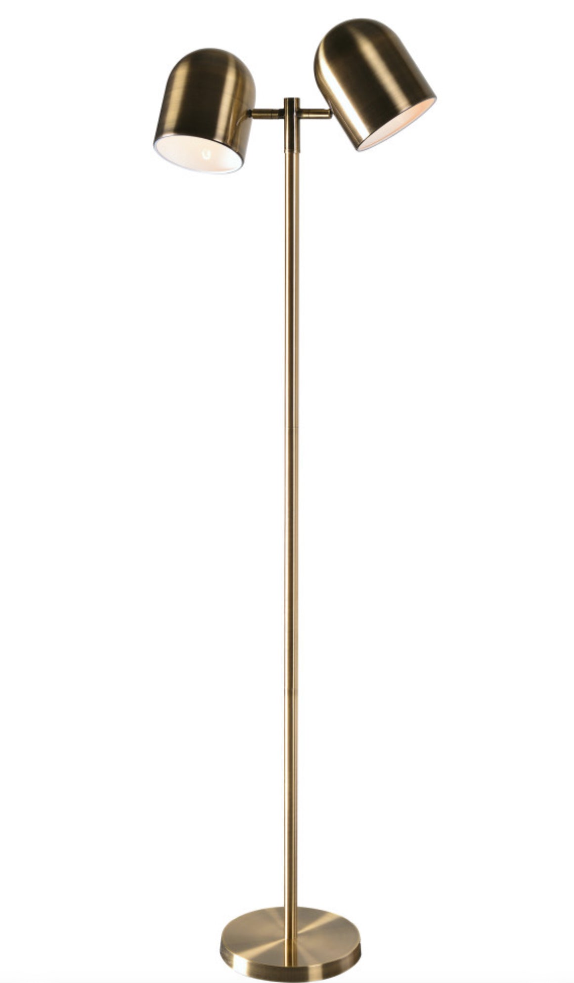 Kenroy Home Alden Floor Lamp Antique Brass