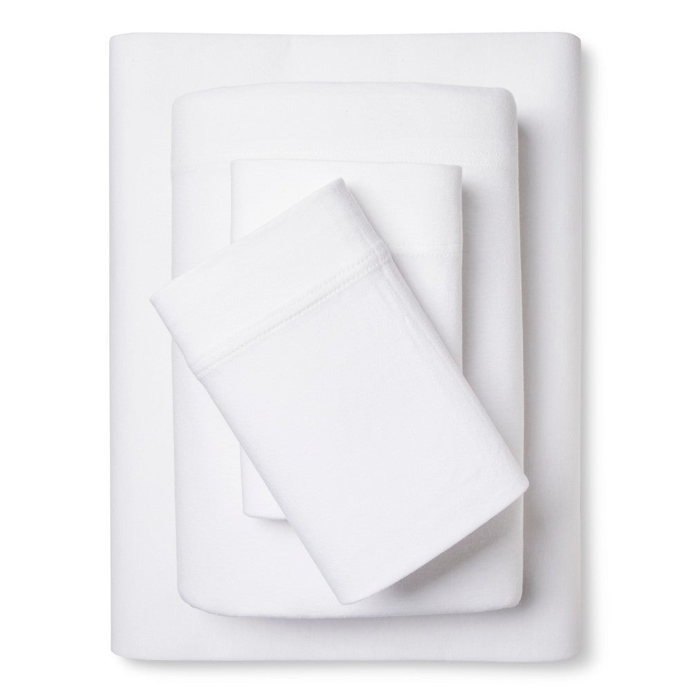 Queen Jersey Sheet Set White - Room Essentials