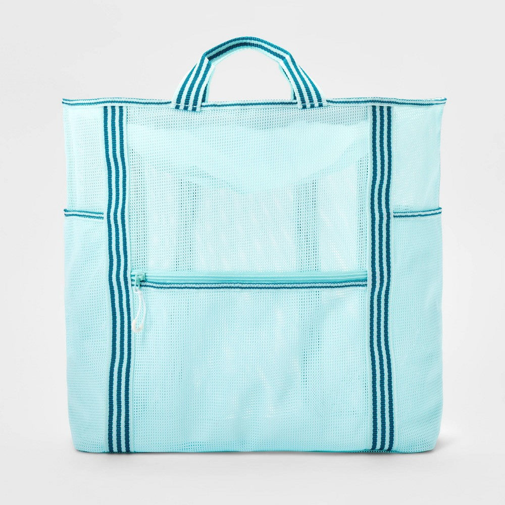 Mesh Beach Bag with Adjustable Backpack Strap - Sun Squad