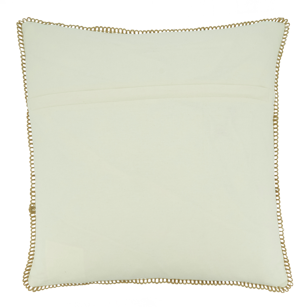 Aqua Nautical Sea Creatures Cotton 20" Throw Pillow: Cover + Insert