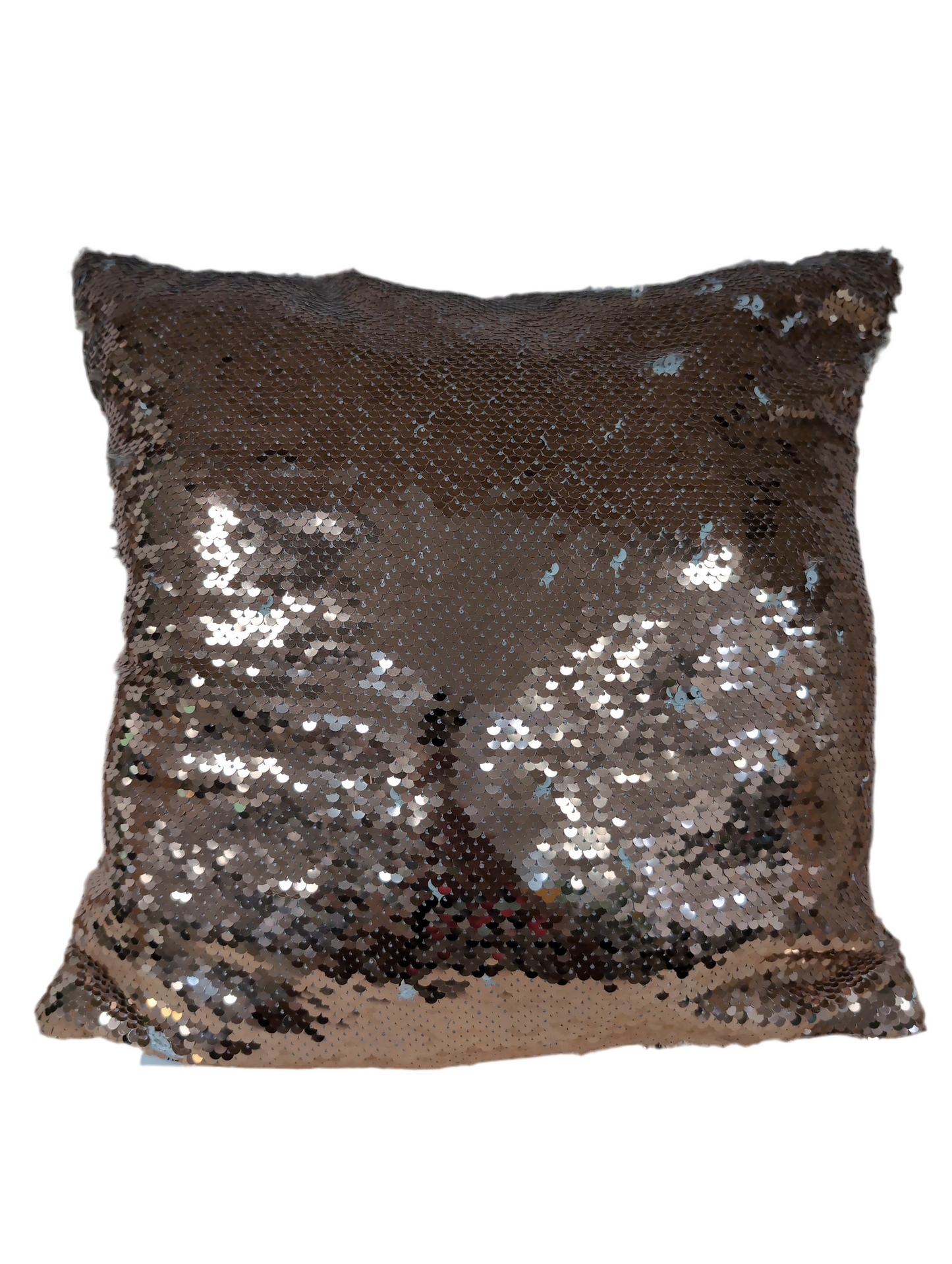 Sequined Throw Pillow Rose / White Sensory