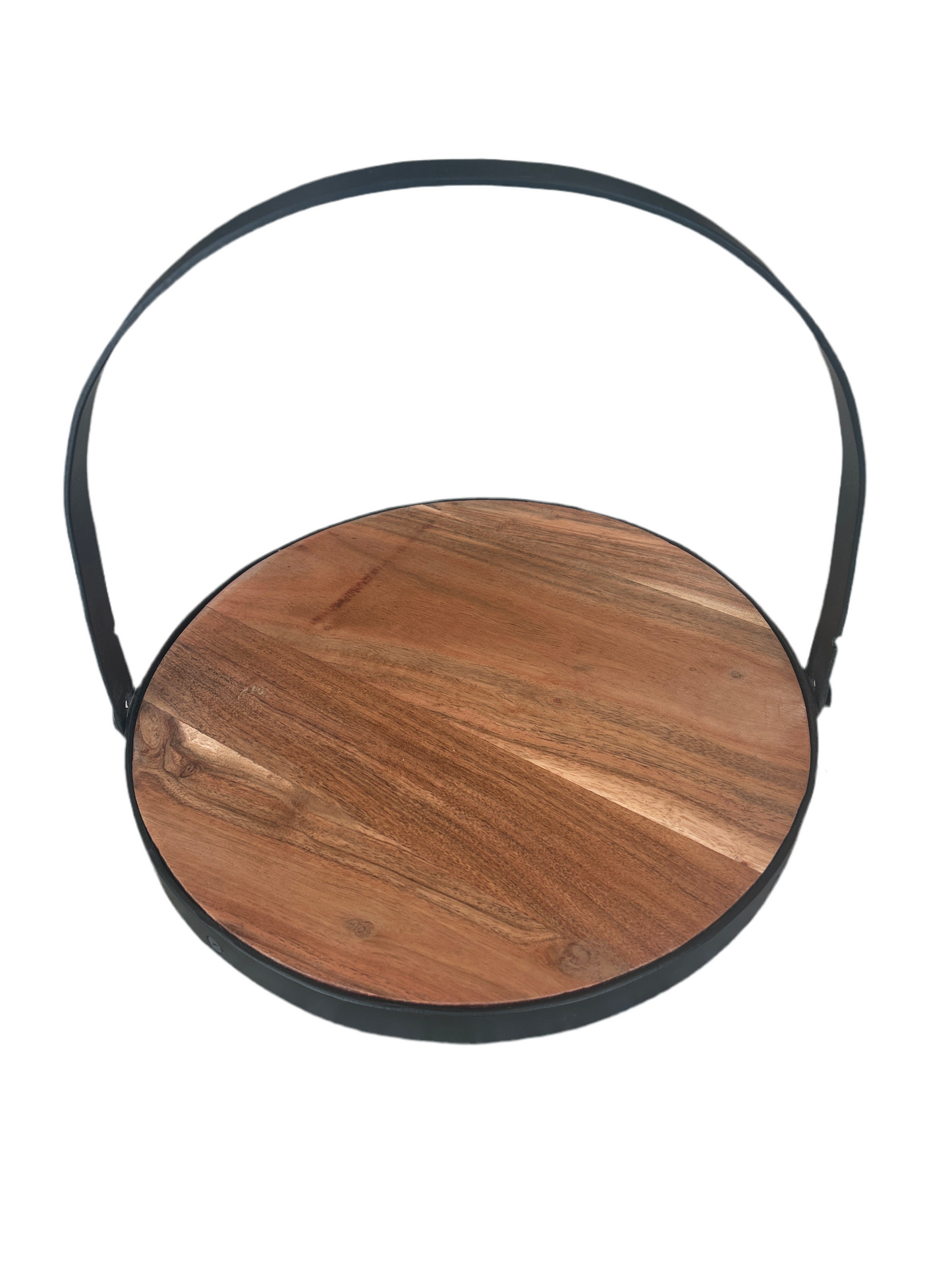 Lg Wooden Board w/metal handle