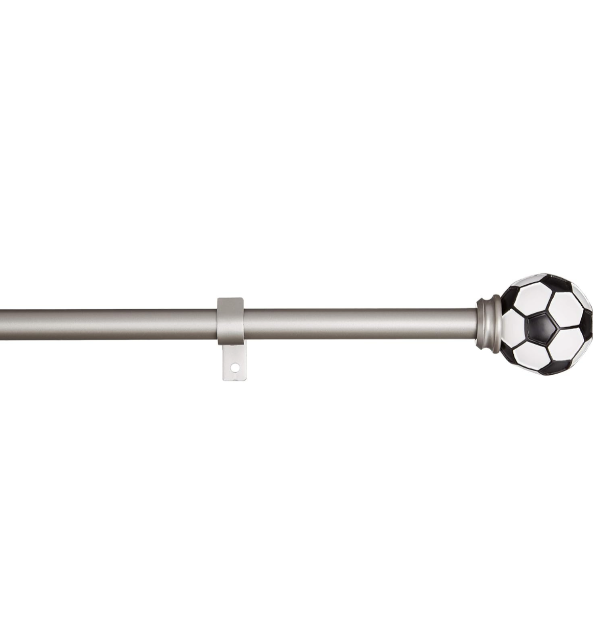 86” - 120” Curtain Rod - Soccer Ball