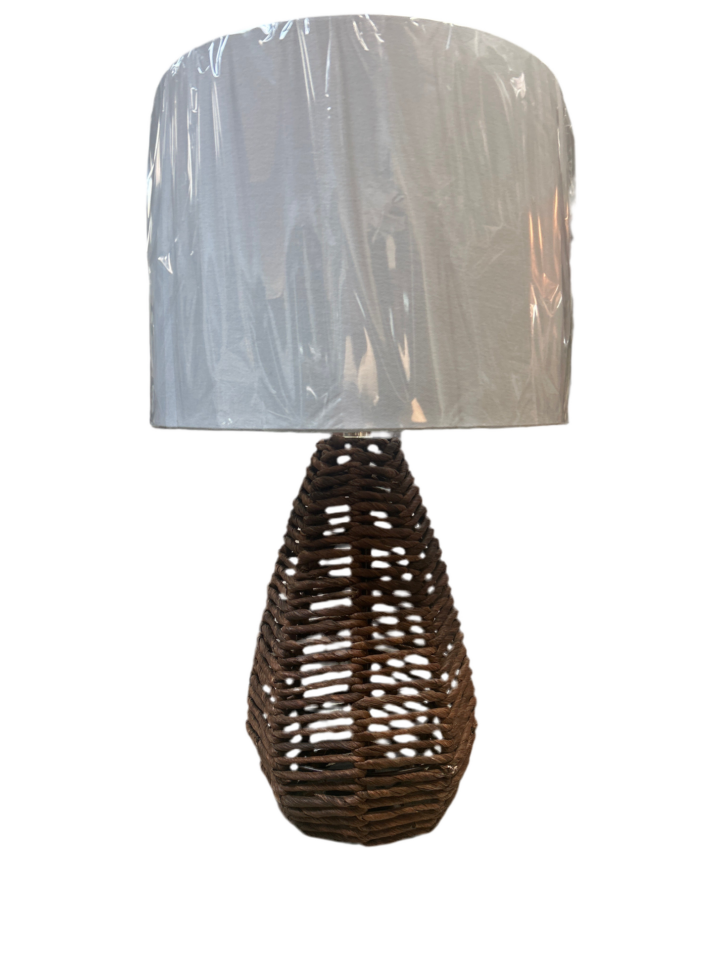 Kenroy Homes Rattan Base Lamp w/Shade