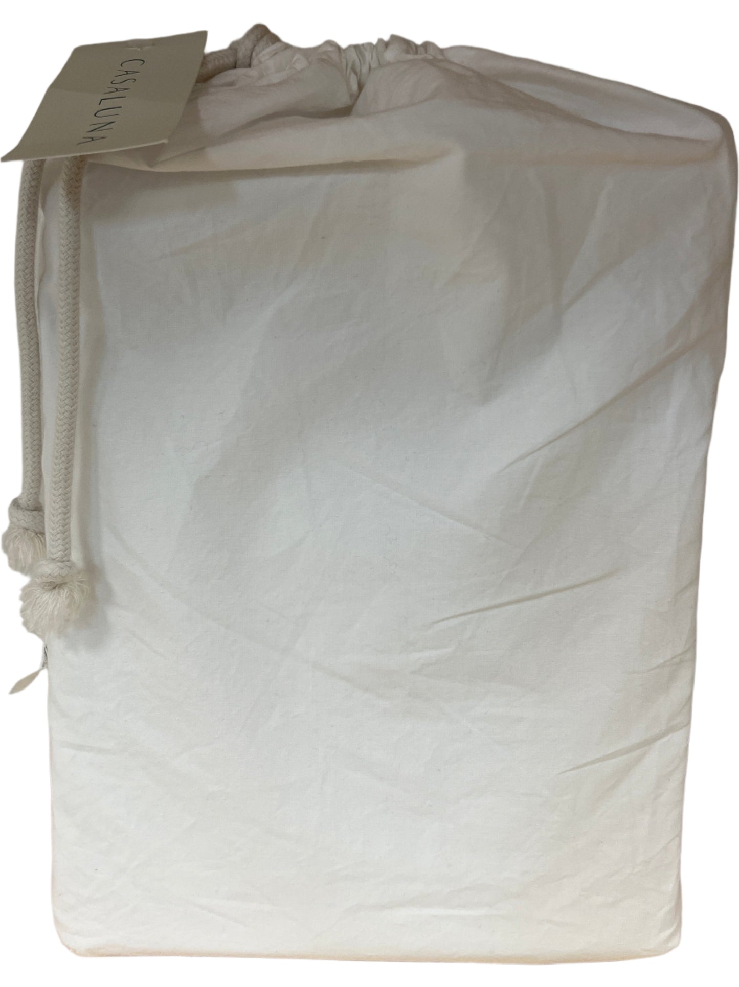 Washed Supima Percale Fitted Sheet Only - Casaluna