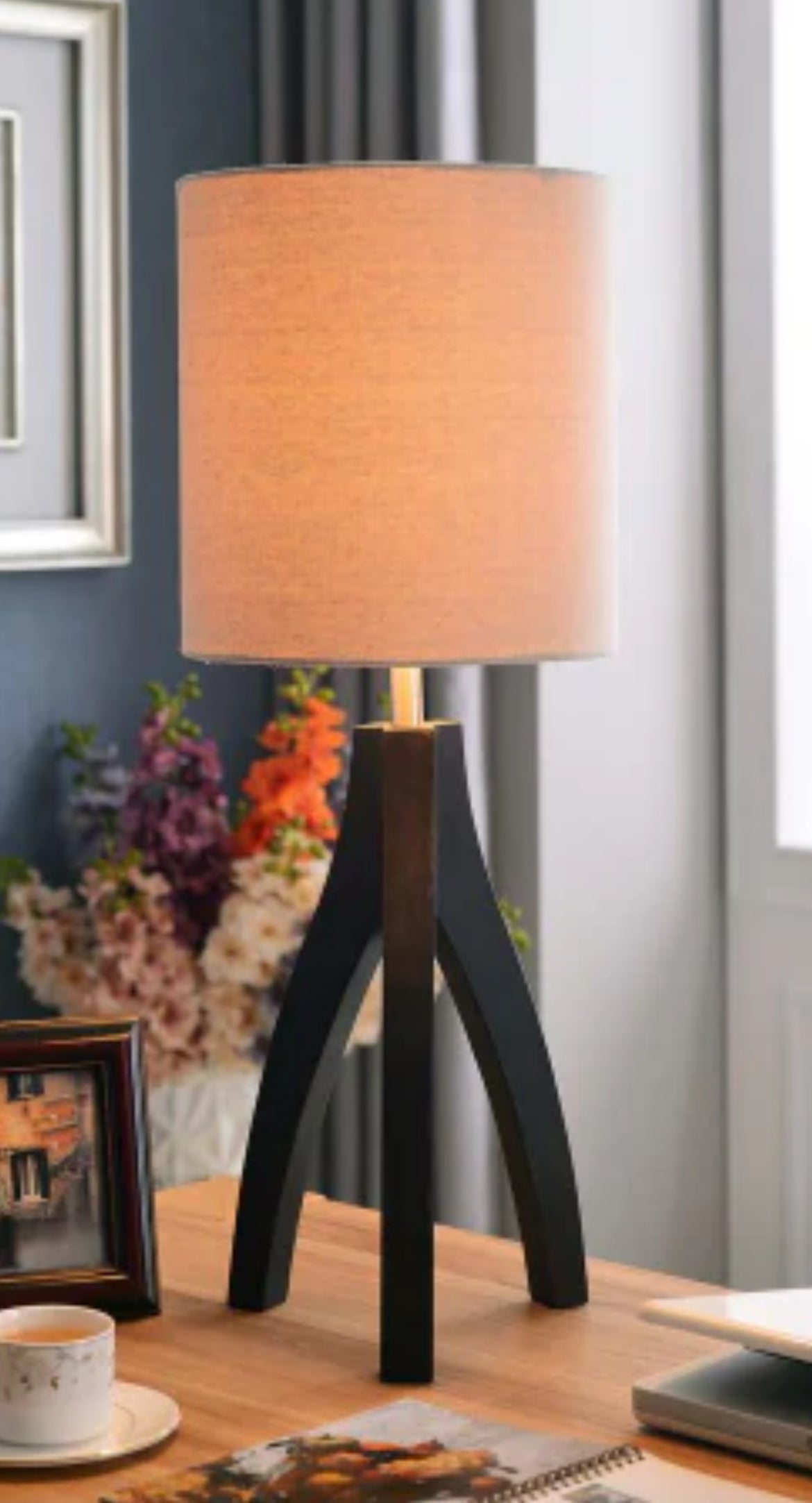 Kenroy Home Table Lamp Haley Black
