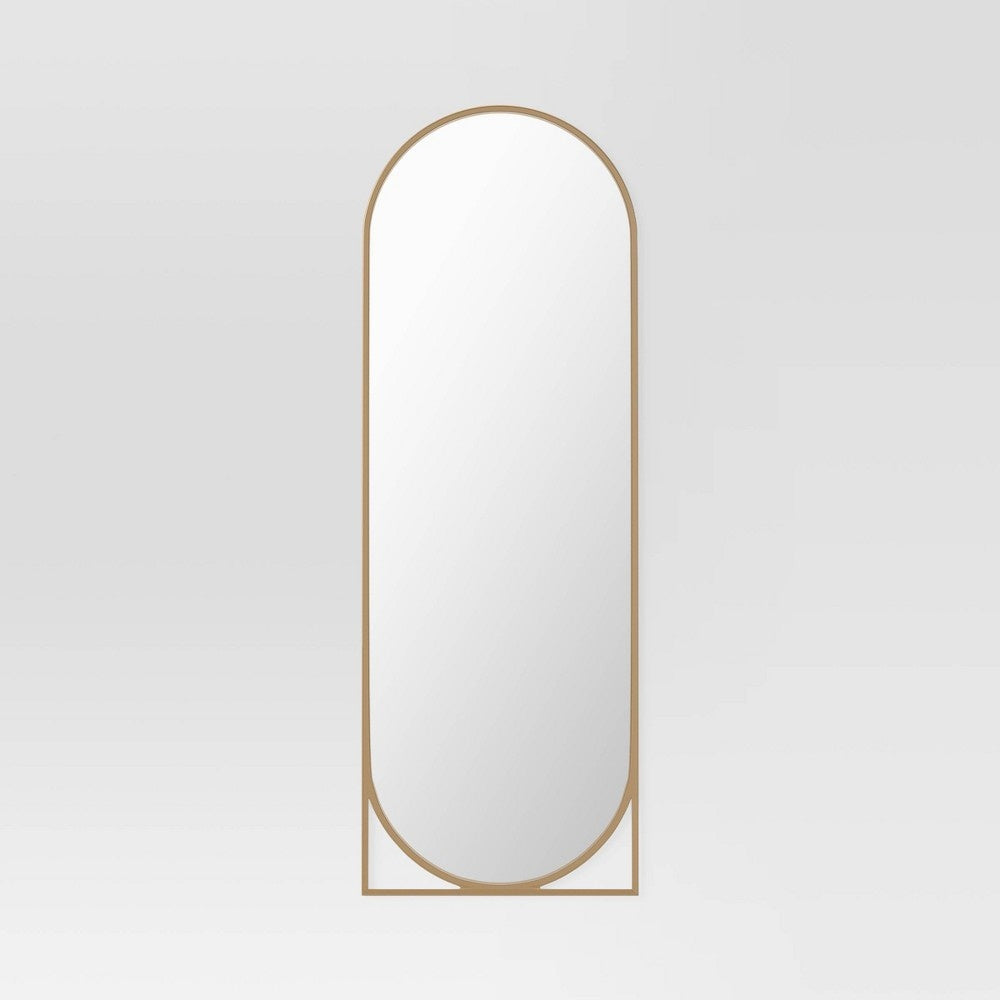 Full Length Floor Mirror Gold - Threshold