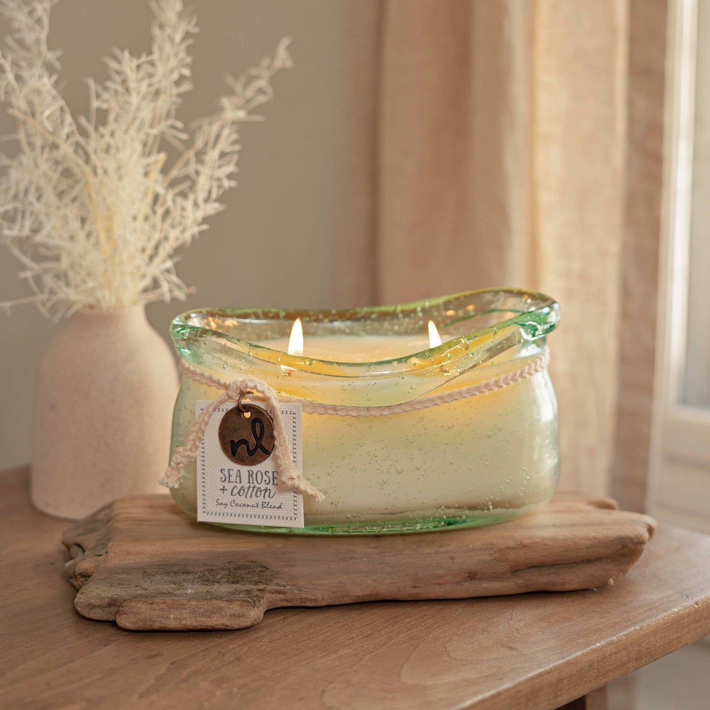 Windward Candle: Sea Rose & Cotton