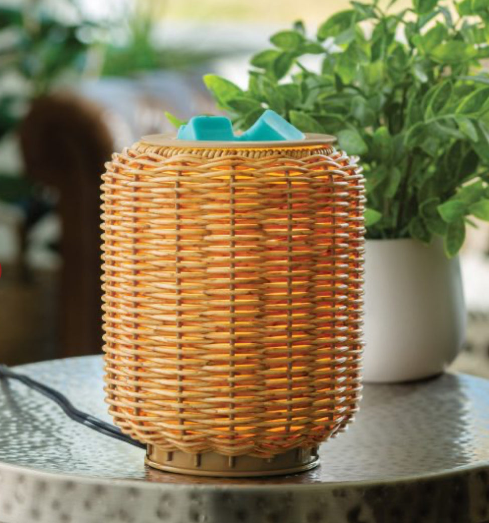 Wicker Lantern Illumination Fragrance Warmer