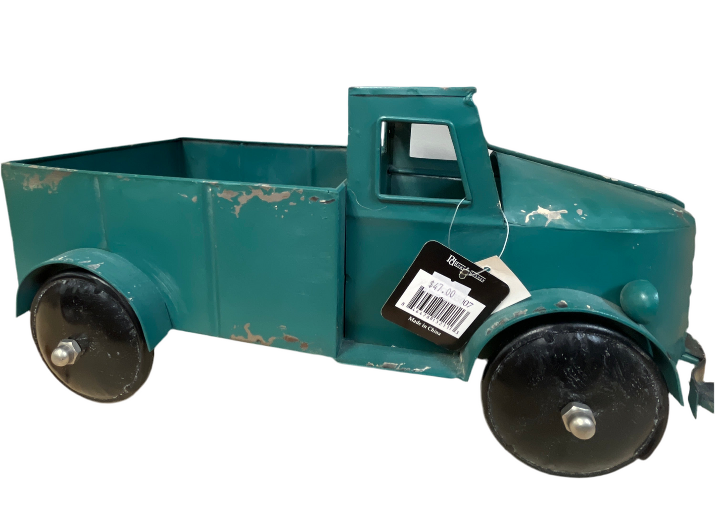 PD Home Garden Metal Decor Truck - Turquoise