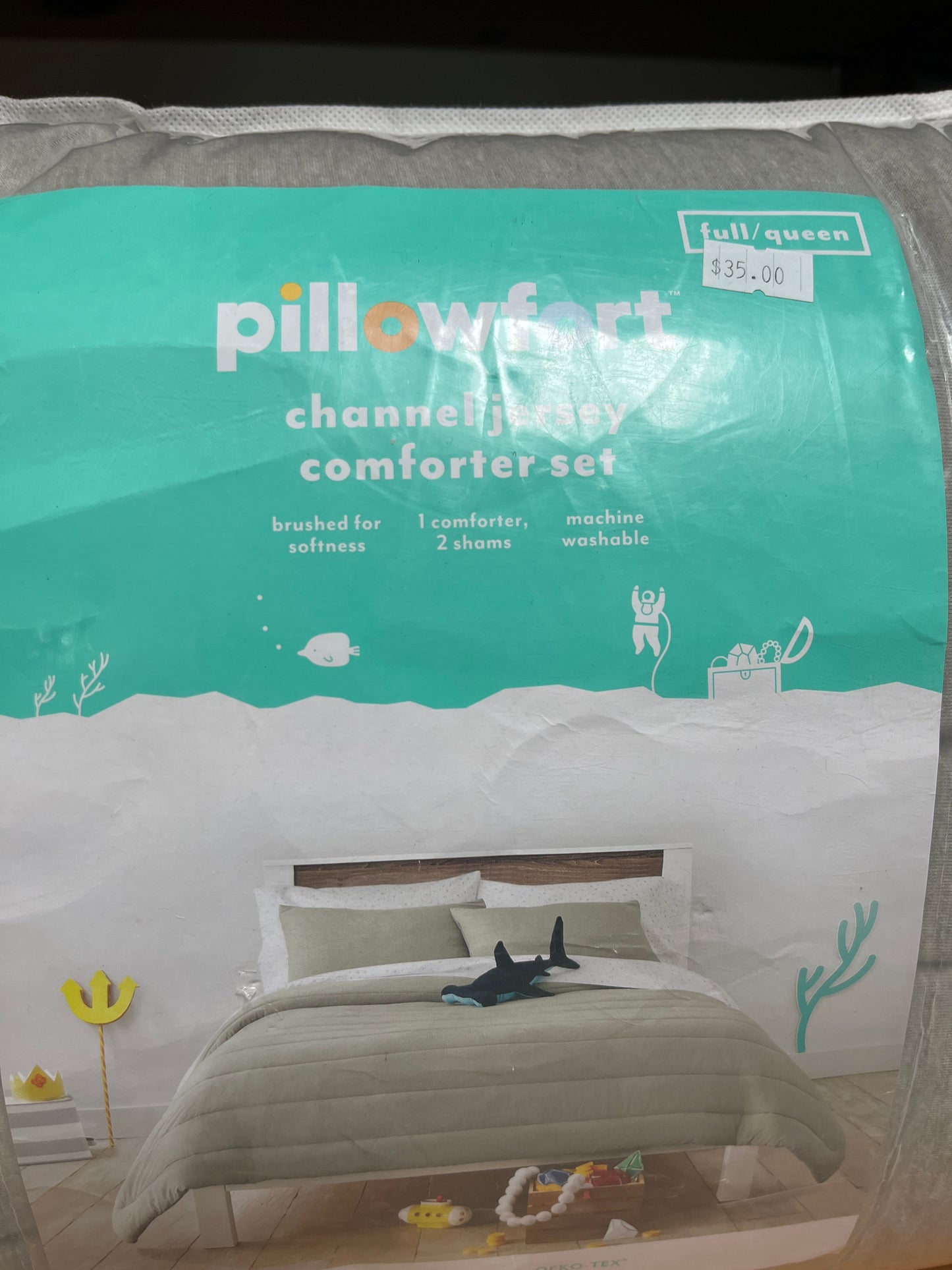 F/Q Channel Jersey Comforter Set