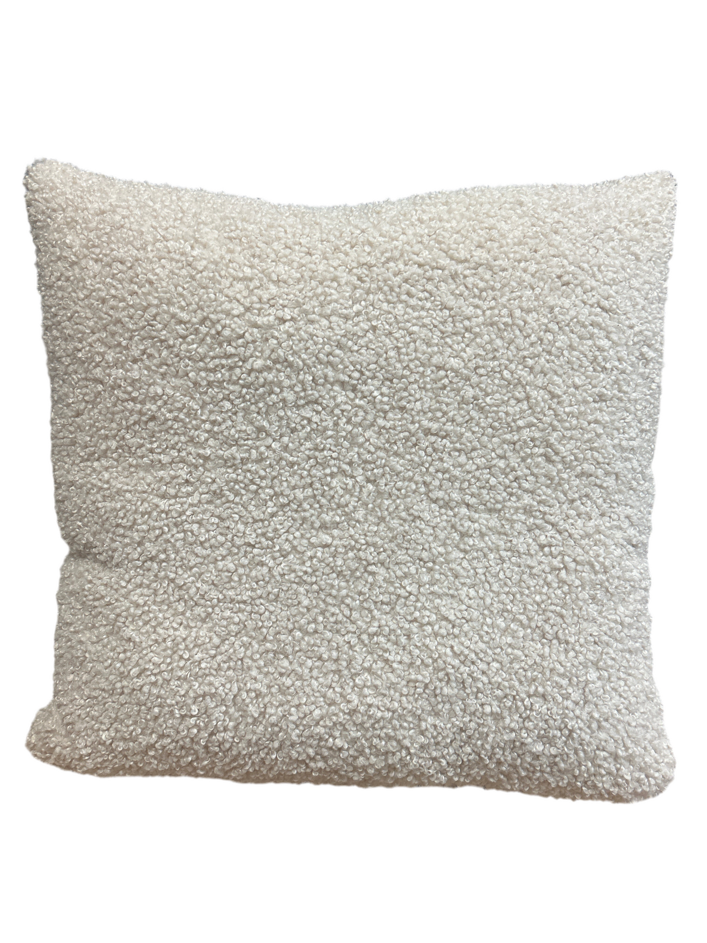 Boucle Cream Toss Pillow - 20”x20” Cream