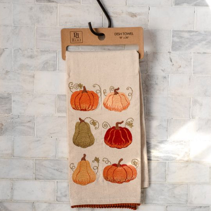 26" Autumn Pumpkin Dish Towel