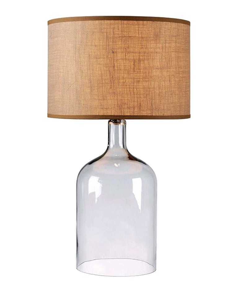 Kenroy Home Capri Glass Table Lamp & Shade