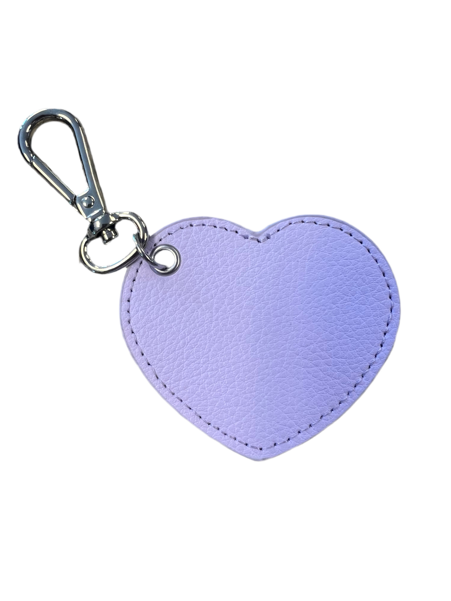 Kikki. K Purple Leather Heart Key Ring
