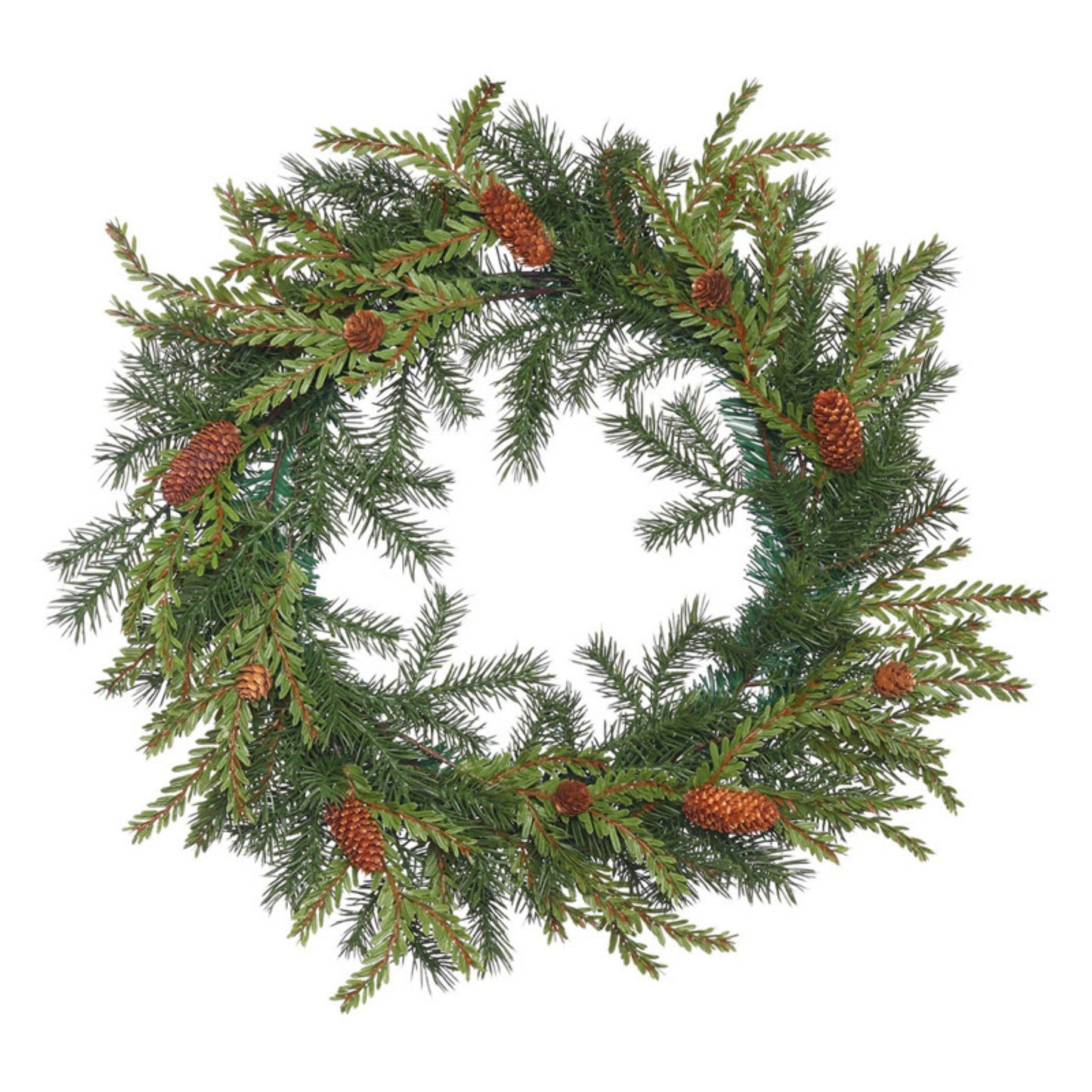 Hemlock-Angel Pine Artificial Christmas Wreath