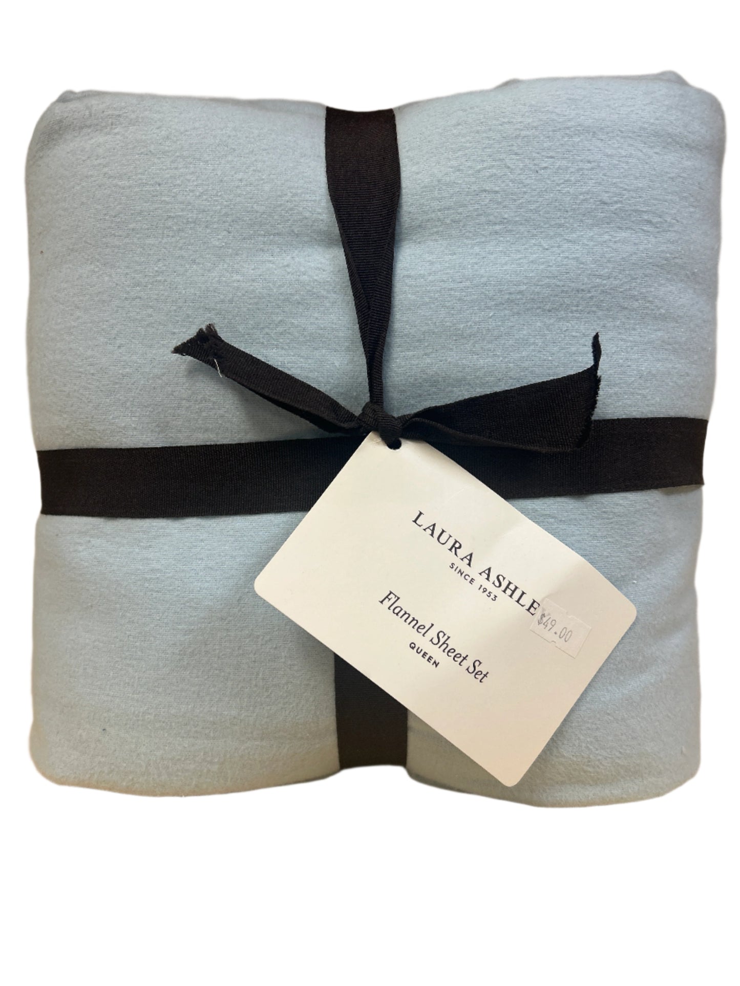 Queen Flannel Sheet Set - Blue Laura Ashley