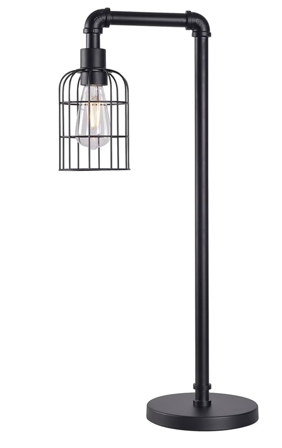 Kenroy Home 33282BRZG Leavenworth Table Lamp with Bronzed Graphite Finish, Rustic Style