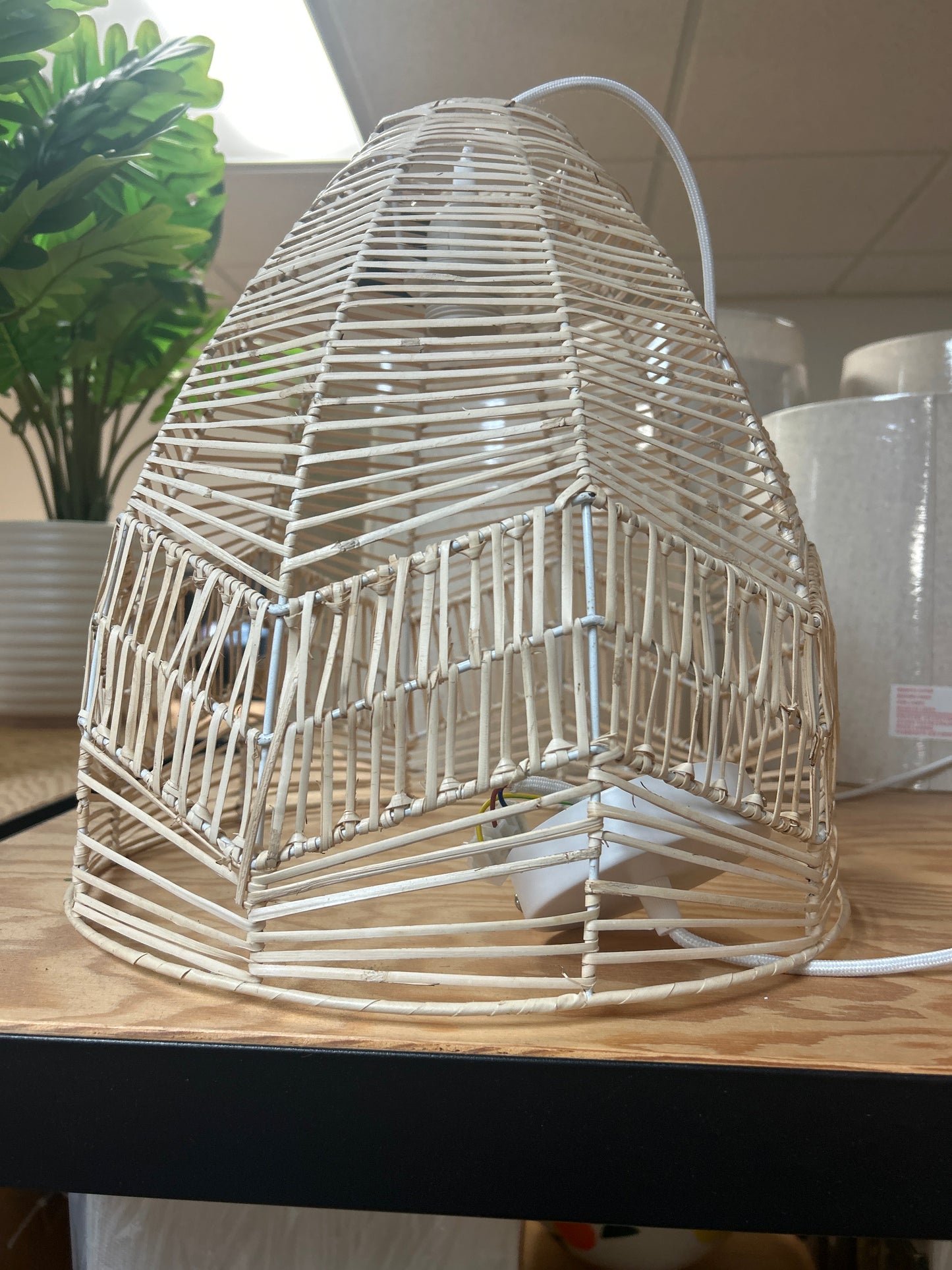 Rattan Pendant Light - Shade (electric wired)