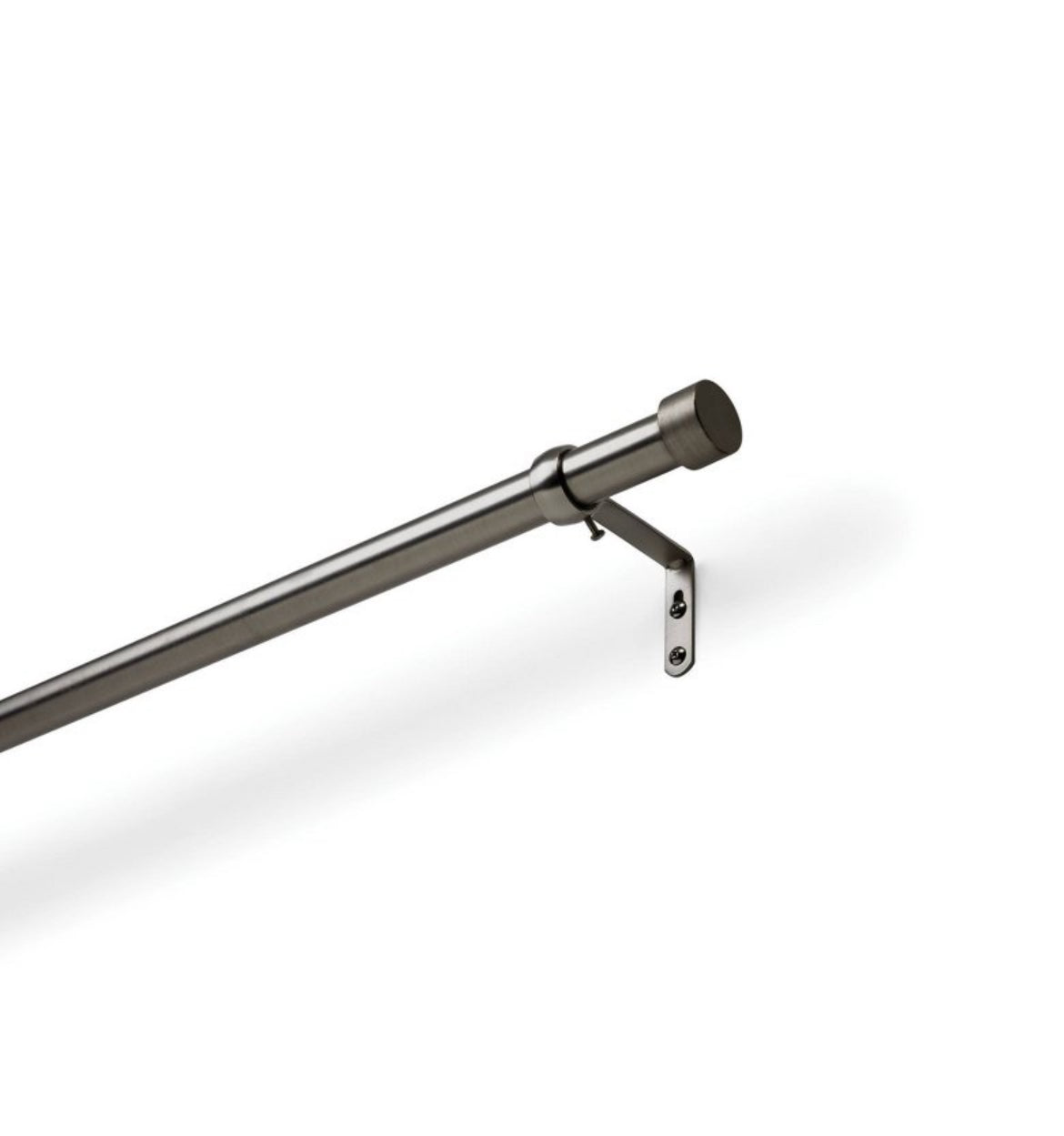 36"-66" Dauntless Curtain Rod Gray - Threshold