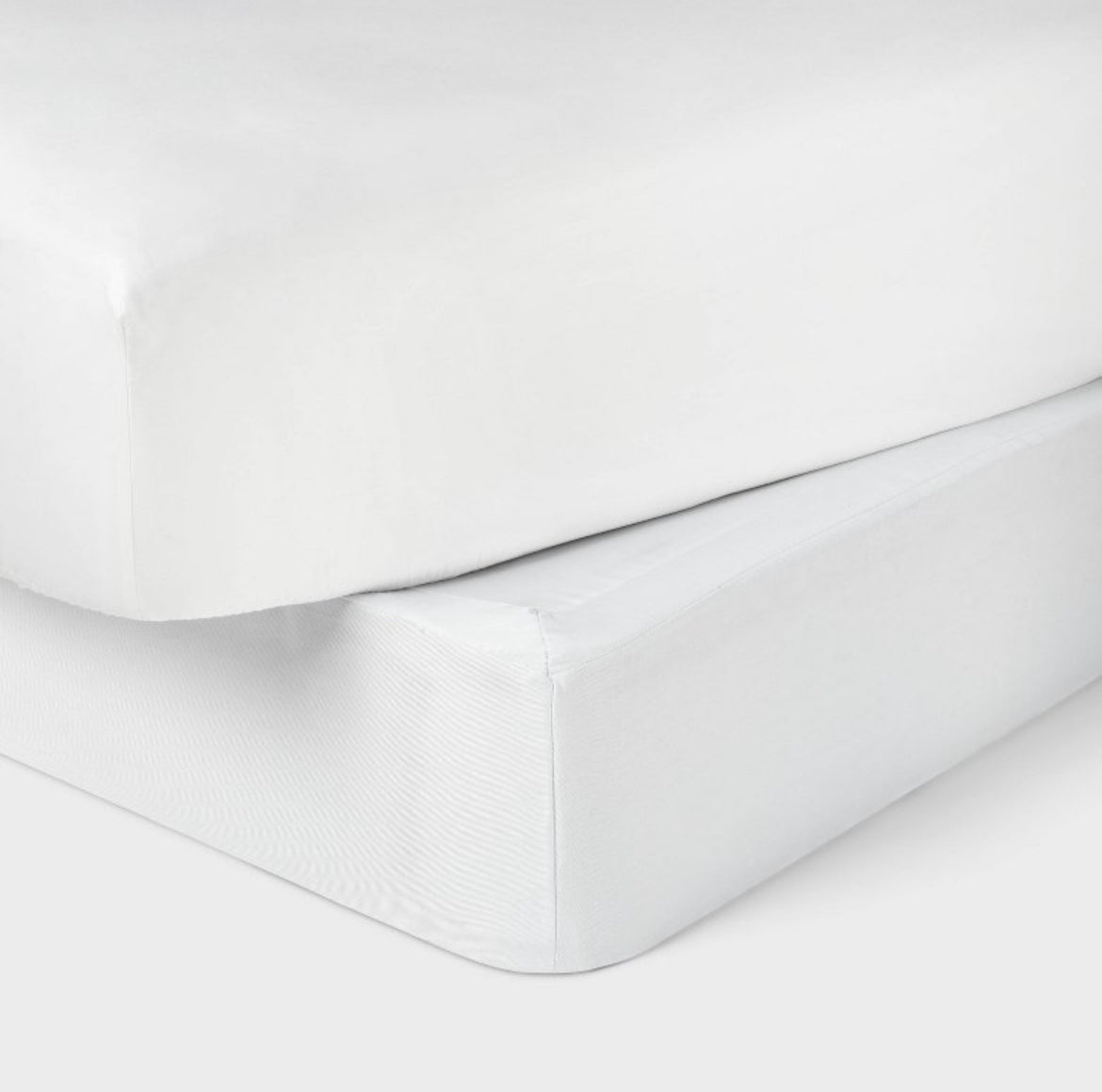 As Is Queen Box Spring Cover White - Threshold
