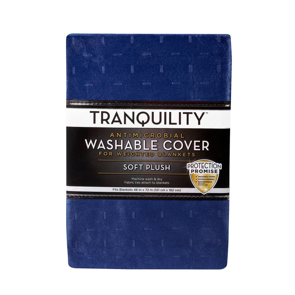48 X 72 Cover for Weighted Blanket Navy - Tranquility