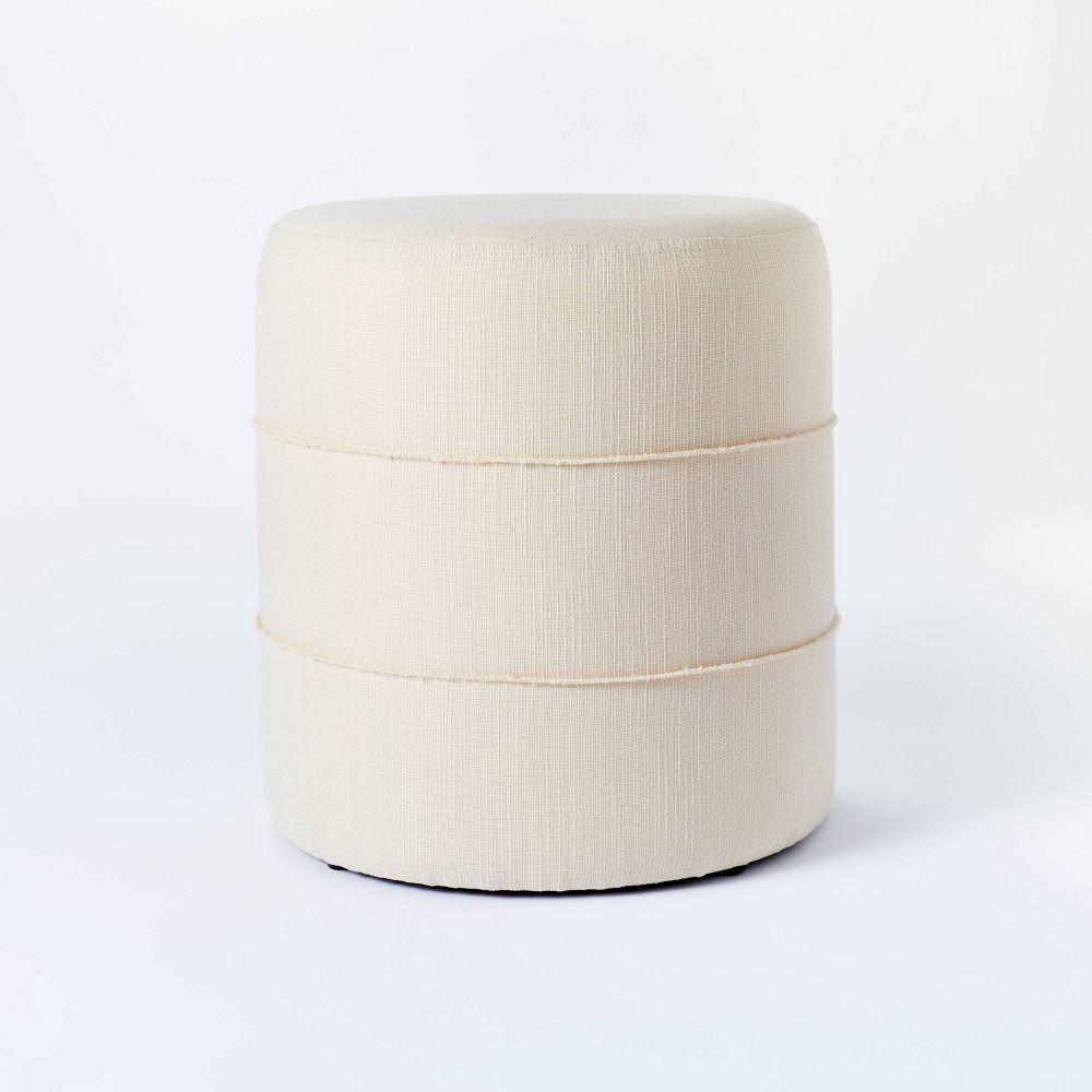 Catalina Round Ottoman Cream - Threshold Designed with Studio McGee