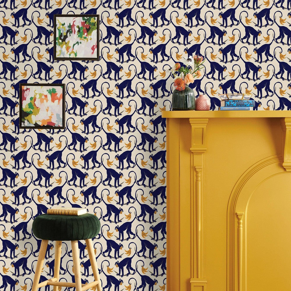 Monkey Play Peel & Stick Wallpaper - Opalhouse Covers 27.5 sq. ft.