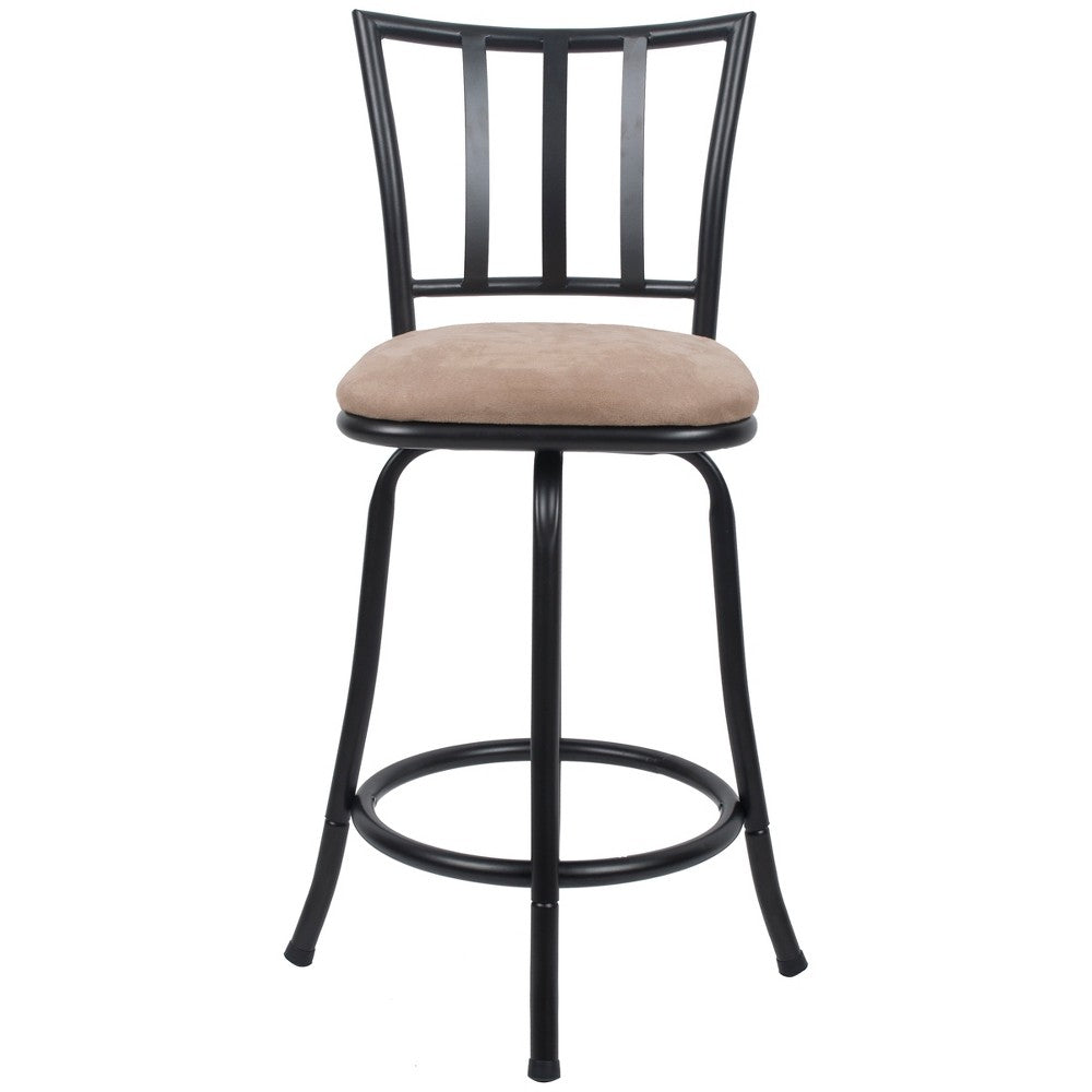Robinson Adjustable Counter Height Barstool Dark Bronze - Holli Furniture