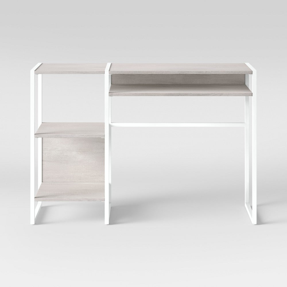 Paulo Wood Writing Desk Weathered White - Threshold™