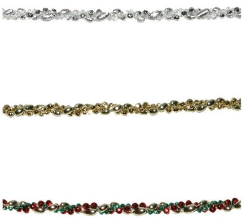 Dyno Glamour Assorted Bead Garland 8 Ft. L