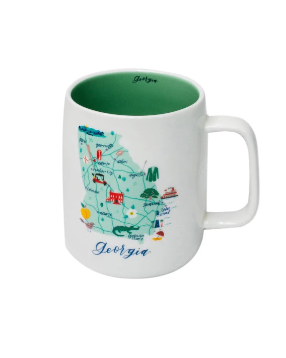 Mary Square Ceramic Mug Organic Georgia