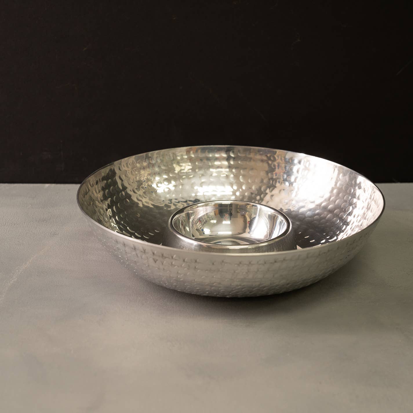Aluminum Chip and Dip Tray