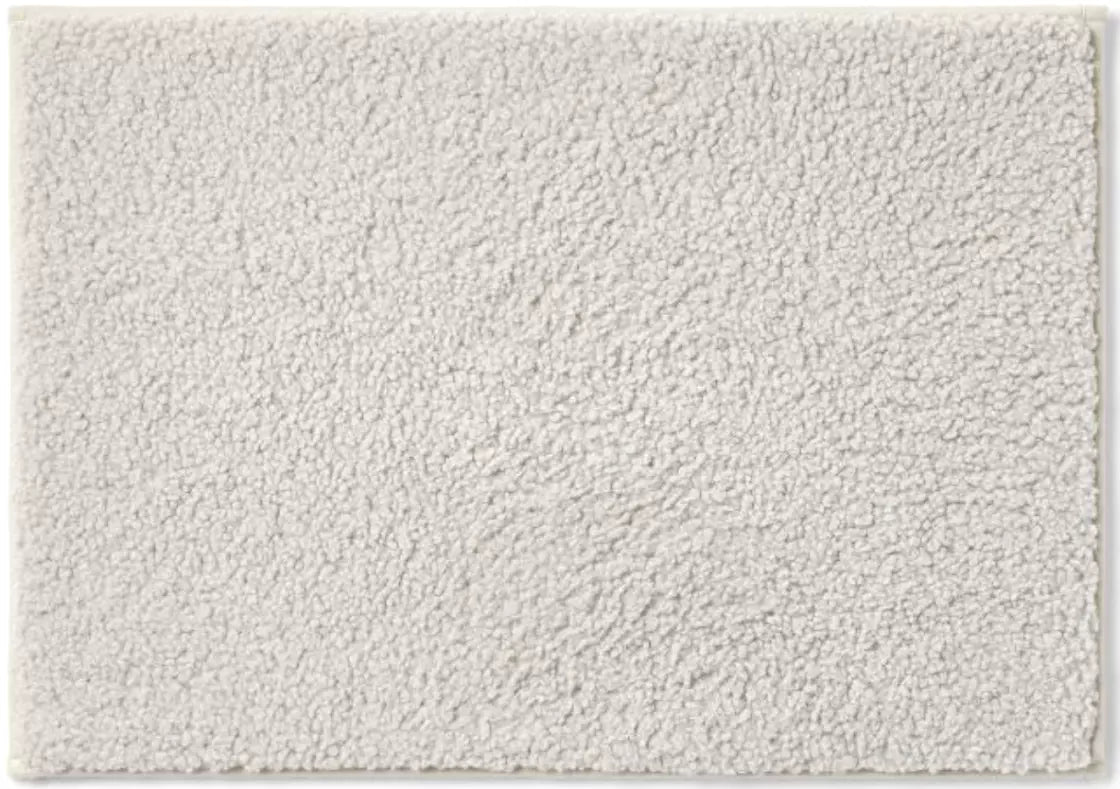 Boucle Memory Foam 17" X 24" Bath Rug Light Gray - Room Essentials™