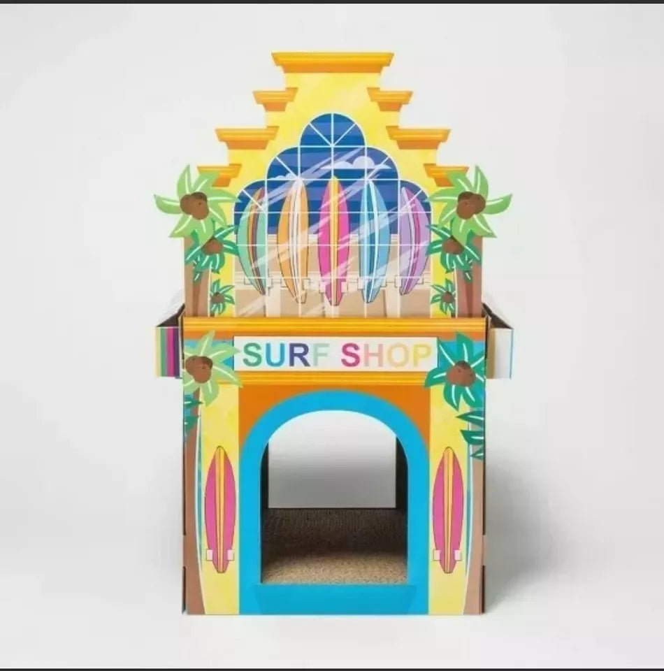 Surf Shop 2 Story Cat Scratch House - Sun Squad