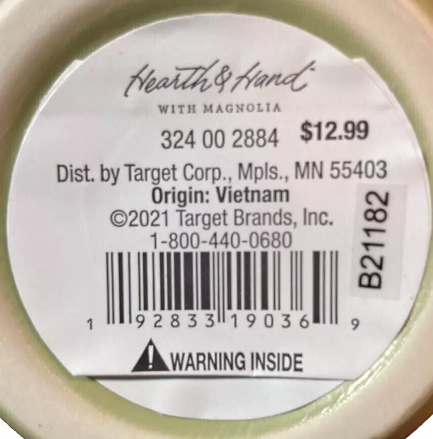 Zest Dipped Green Ceramic Candle - Hearth & Hand