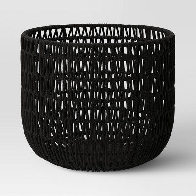 Rope Basket Black - Threshold