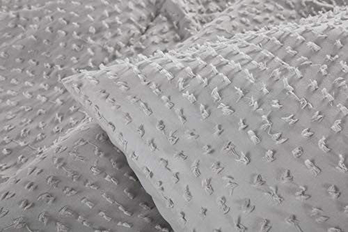 Tahari Full/Queen Grey Comforter & Shams Set