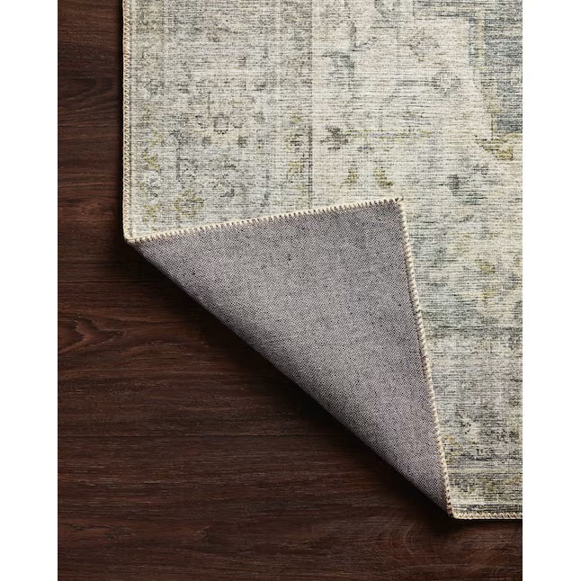 Loloi Skye Charcoal/Dove 7 Ft. 6 In. x 9 Ft. 6 In. Printed Boho Vintage Area Rug
