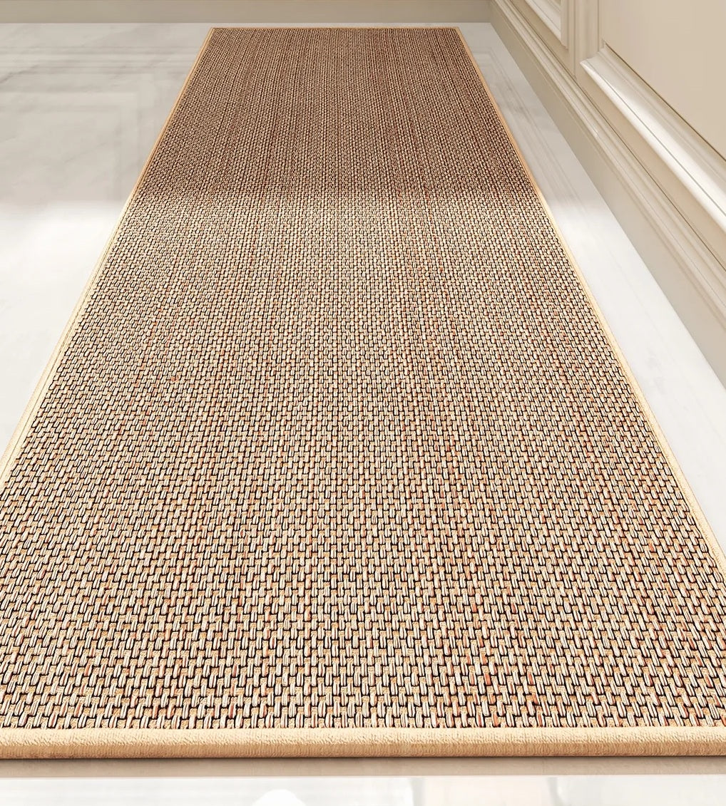 Twill Beige Kitchen Runner 1.6’ x 8’ Mat