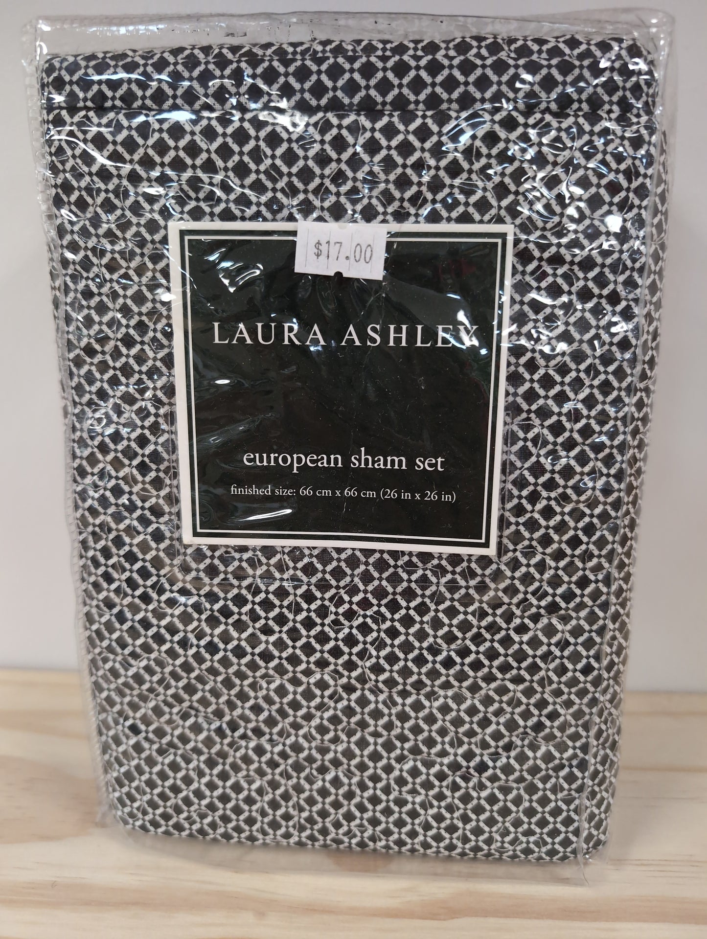 Laura Ashley Home - Amberley Black Euro Sham Set (2pc)