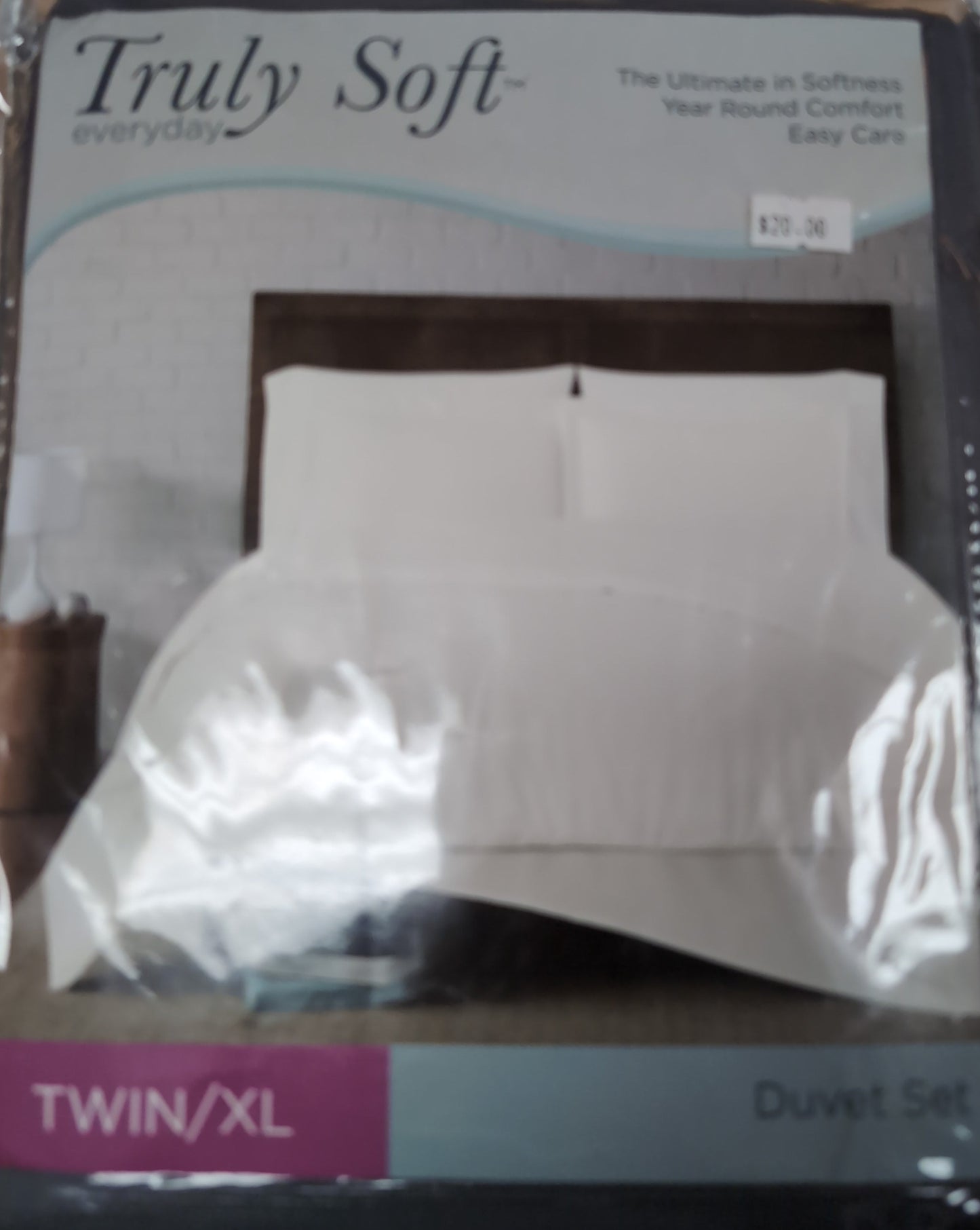 Truly Soft Everyday Duvet Cover Set Twin XL - Grey