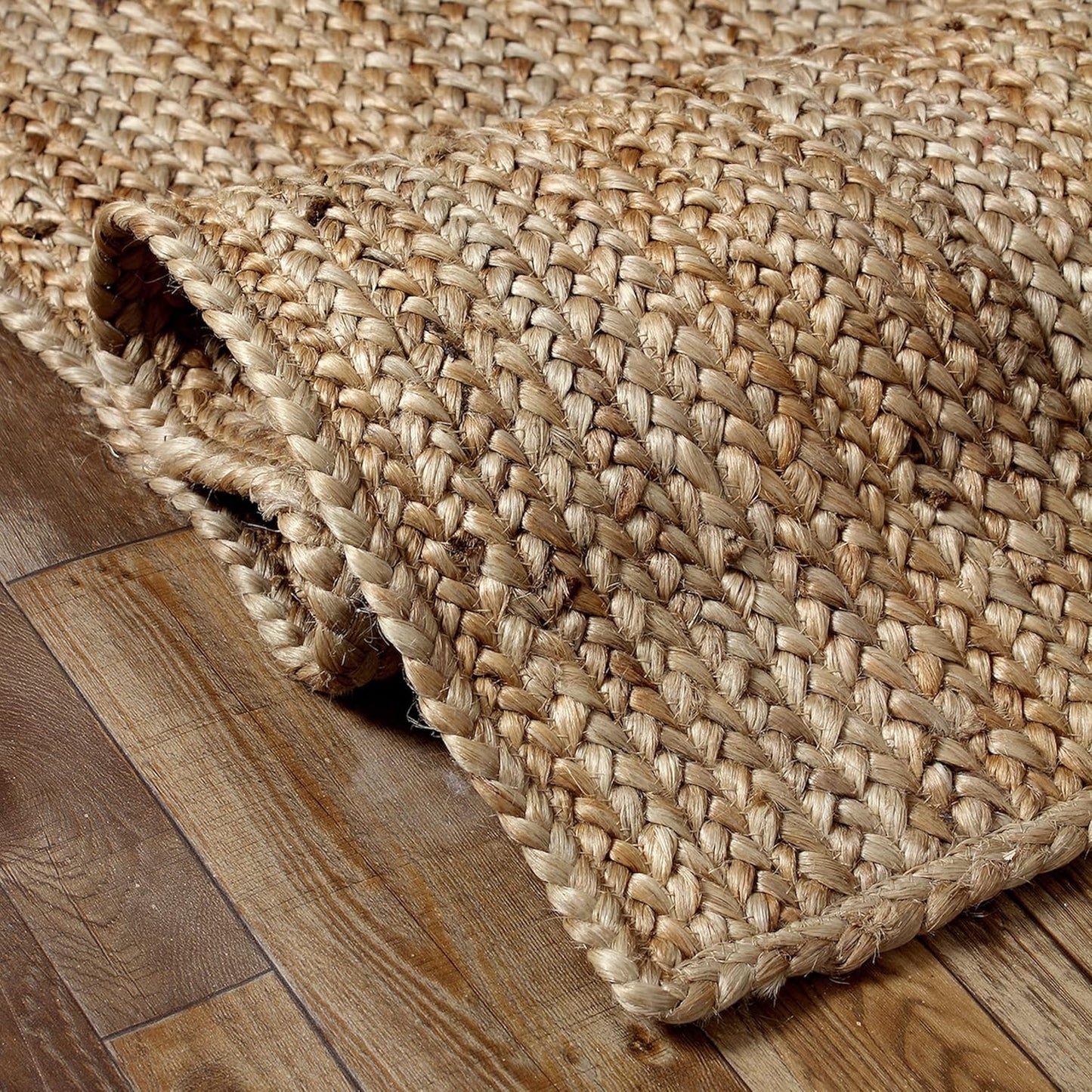 2'x16' Signature Loom Natural Jute Runner Rug
