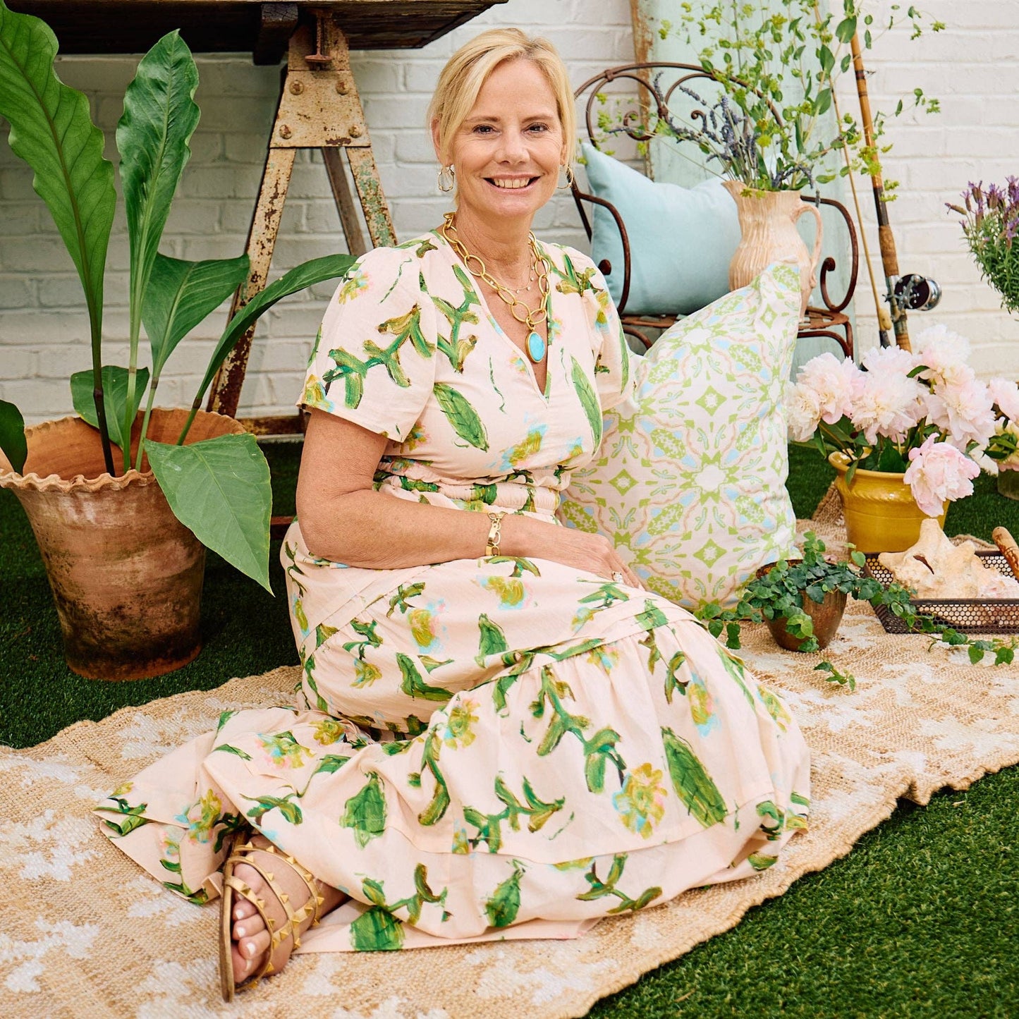 Dhalia Jute Rug, Ivory: 2.5' x 8'