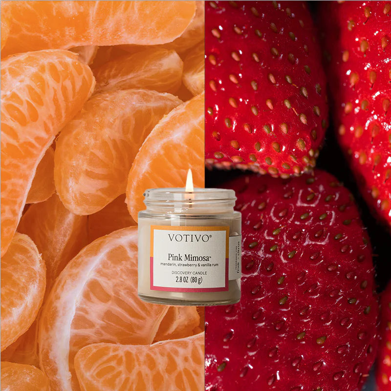 Votivo Pink Mimosa Discovery Candle
