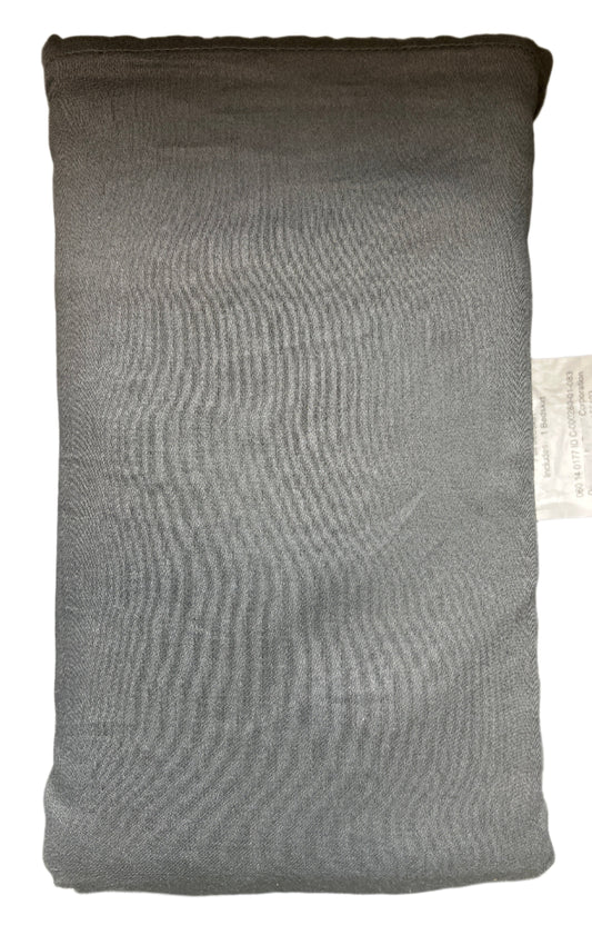 Full Size Threshold Wrinkle Resistant Bed Skirt Gray 15" Drop