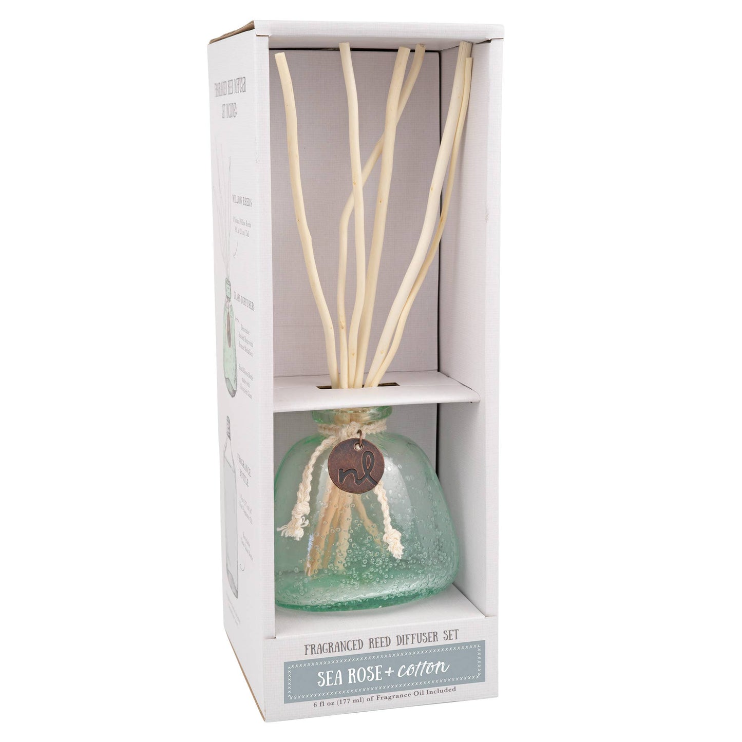 Windward Reed Diffuser: Sea Rose & Cotton