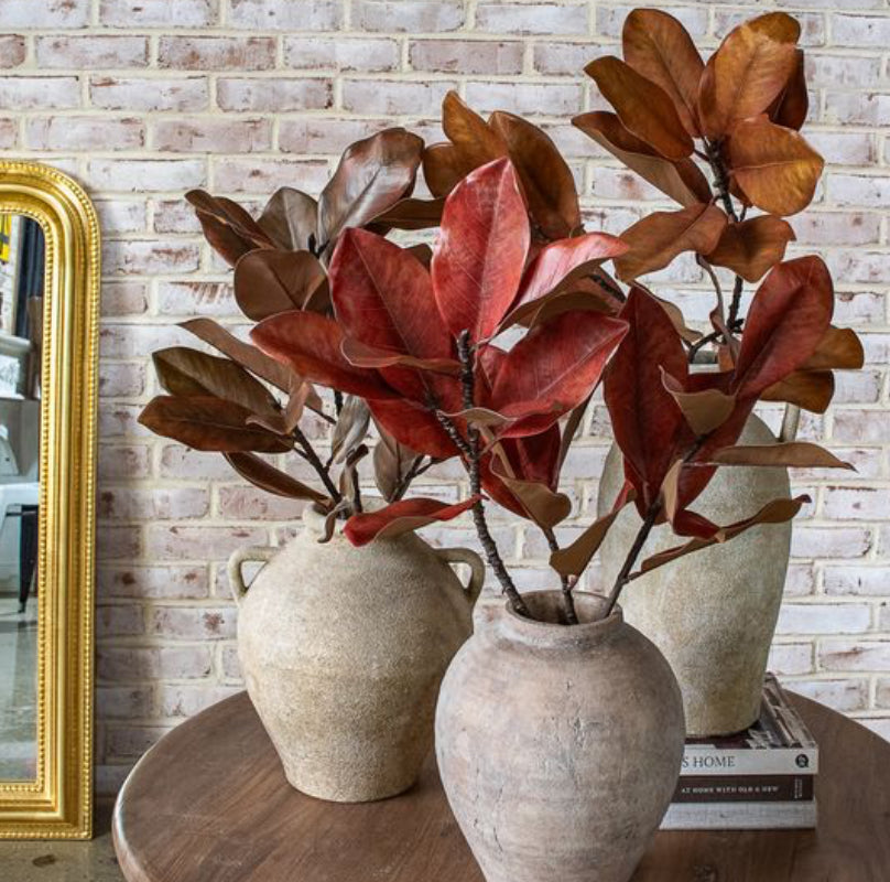 44" Magnolia Leaf Stem